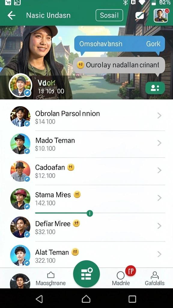 bromo77 - Karakter-karakter unik yang dapat dipilih dalam permainan.