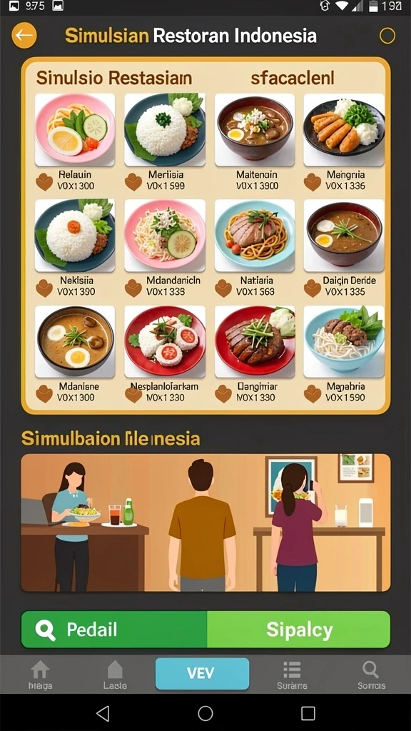 cv777 - Tampilan antarmuka yang menarik dan user-friendly.