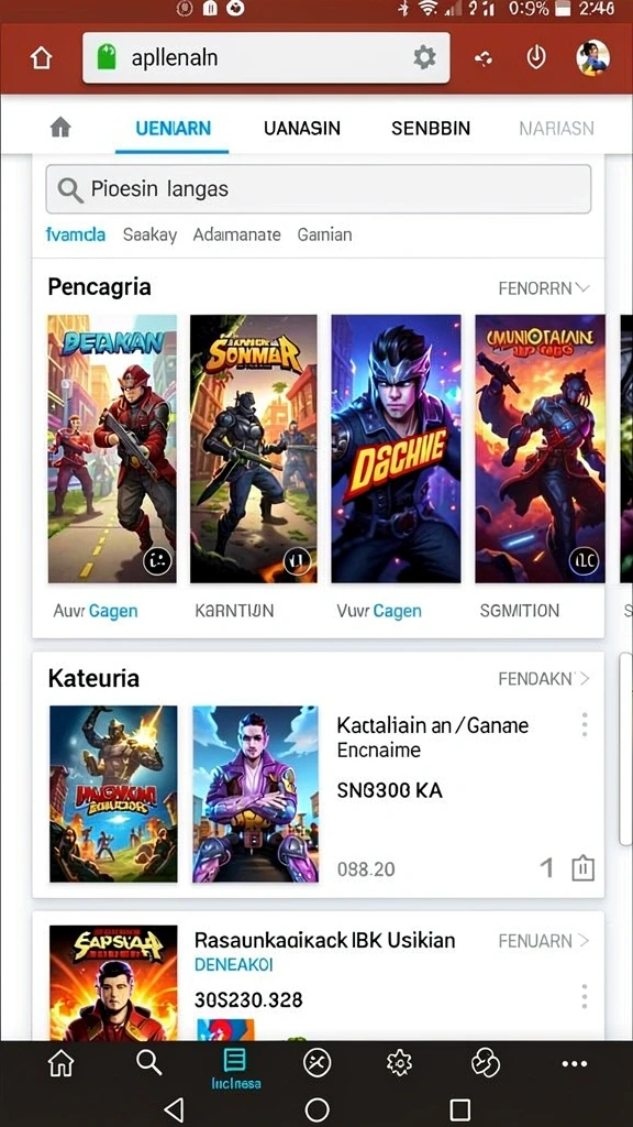r6r6 - Tampilan antarmuka yang menarik dan user-friendly.